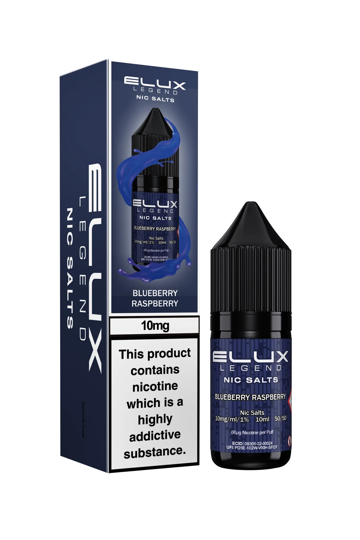 Blueberry Raspberry Nic Salt - Elux Legend Elux Legend