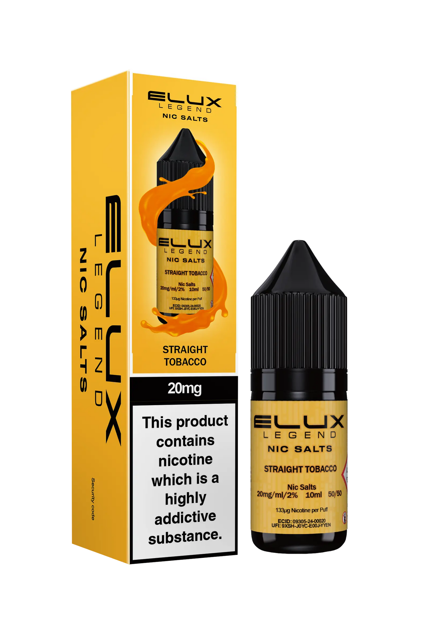 Straight Tobacco Nic Salt - Elux Legend Elux Legend