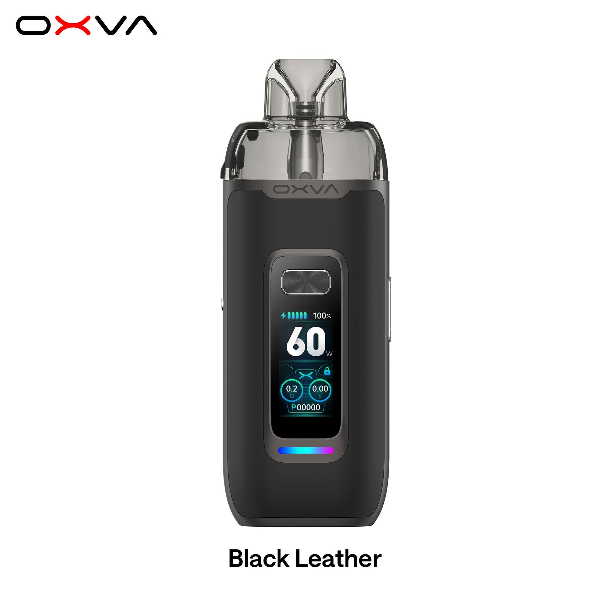 OXVA VPrime Pod Vape Kit - Black Leather Oxva