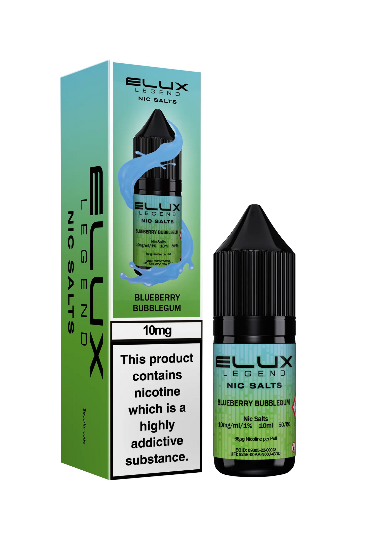 Blueberry Bubblegum Nic Salt - Elux Legend Elux Legend