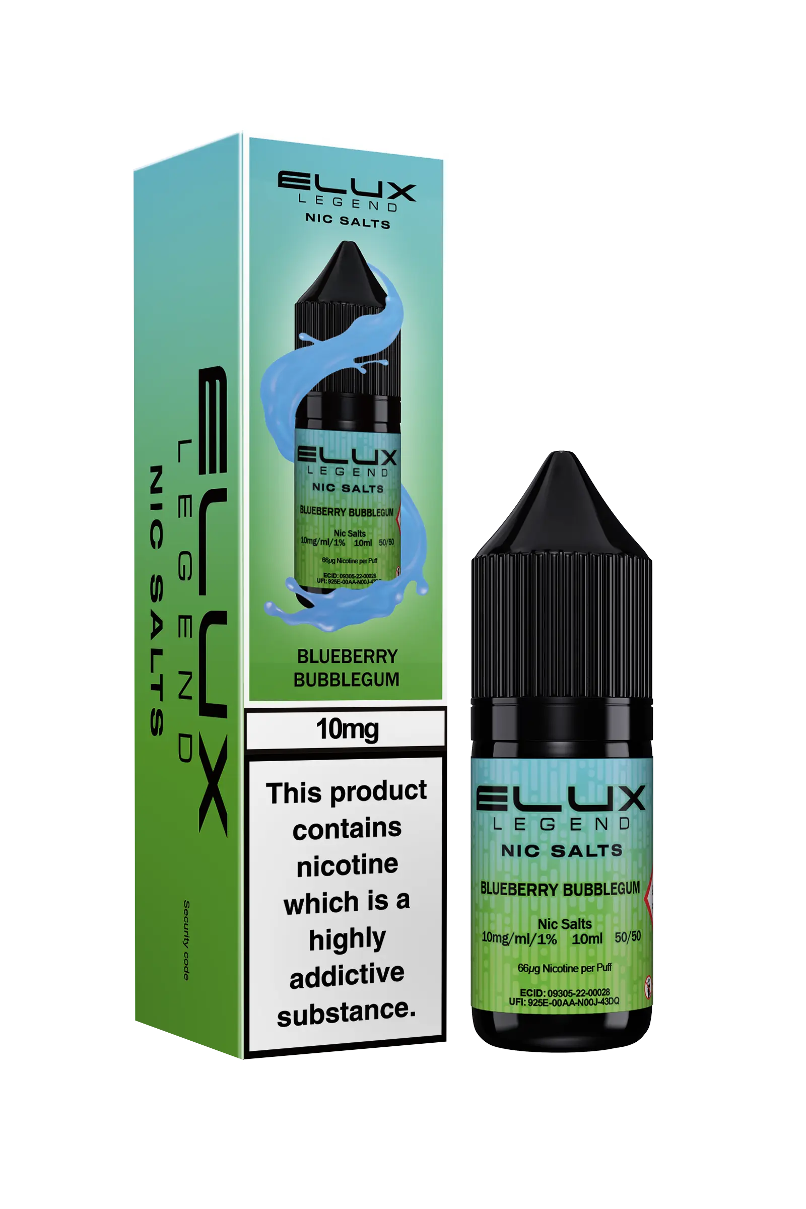 Blueberry Bubblegum Nic Salt - Elux Legend Elux Legend