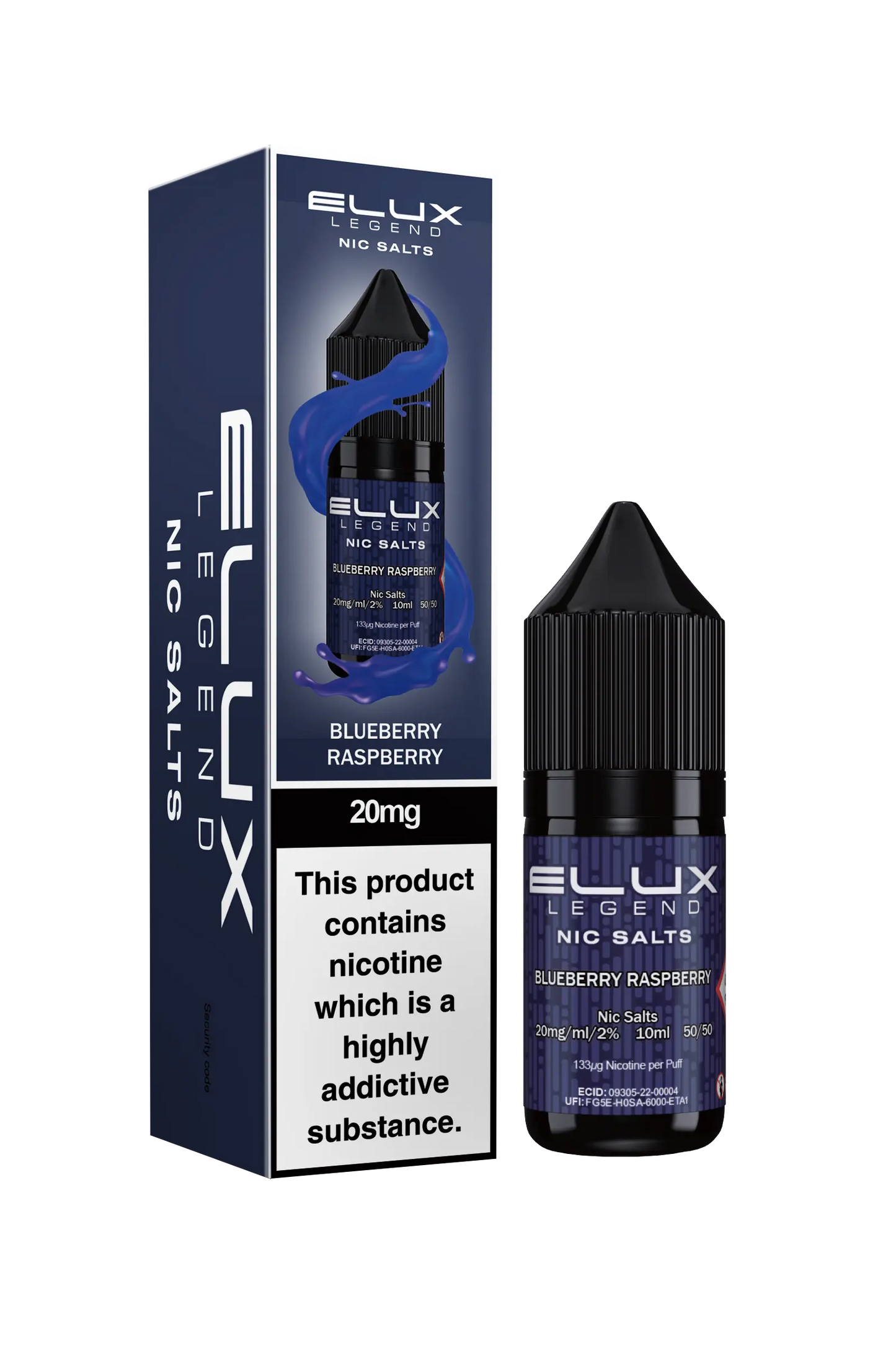 Blueberry Raspberry Nic Salt - Elux Legend Elux Legend