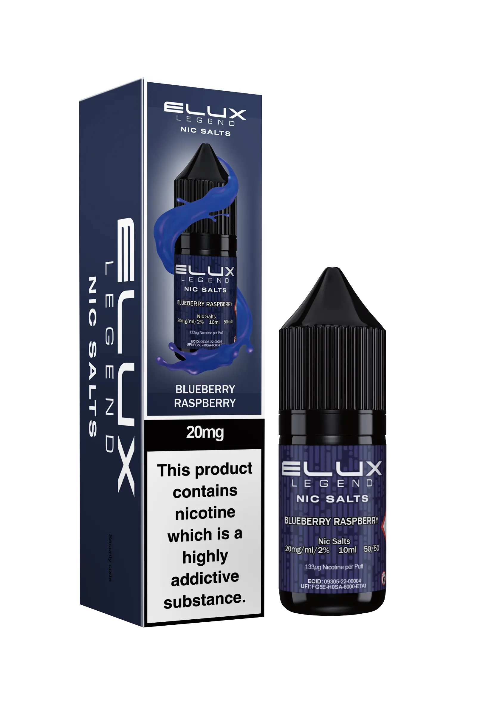 Blueberry Raspberry Nic Salt - Elux Legend Elux Legend