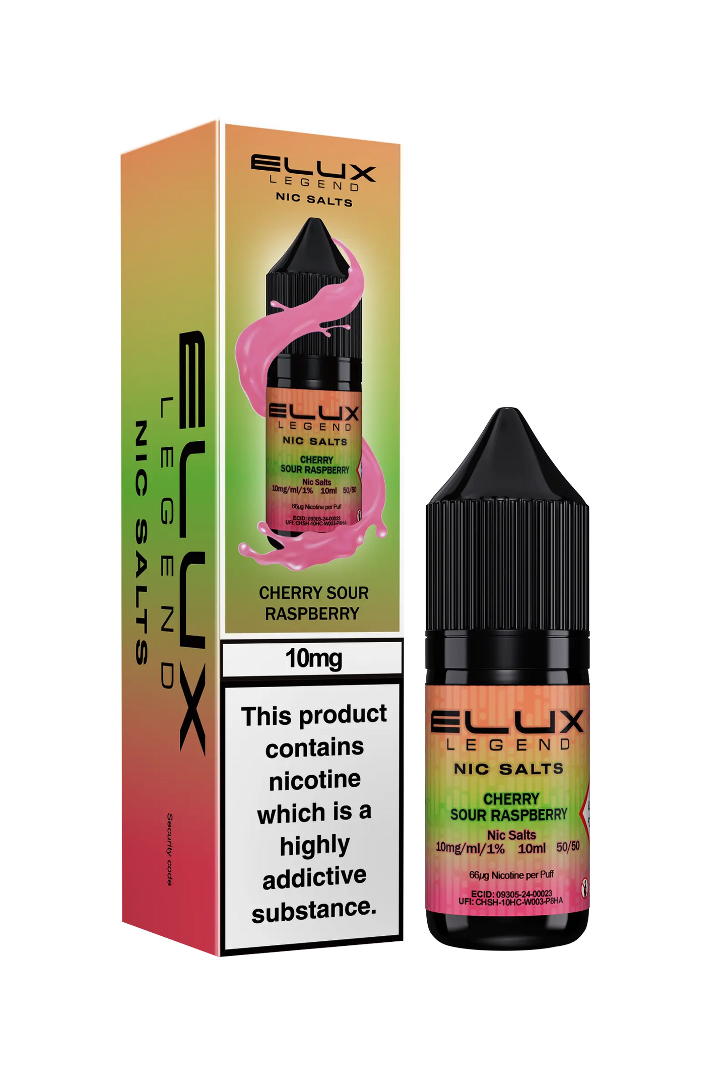 Cherry Sour Raspberry Nic Salt - Elux Legend Elux Legend
