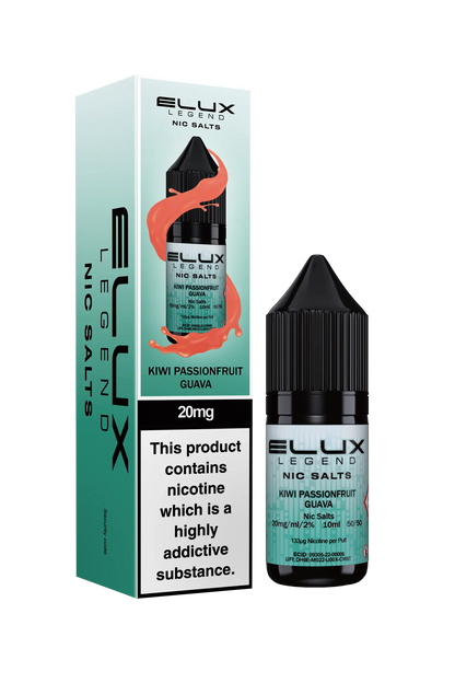 Kiwi Passionfruit Guava Nic Salt - Elux Legend Elux Legend