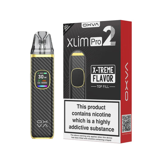 Oxva Xlim Pro 2 Pod Vape Kit - Back Carbon Oxva