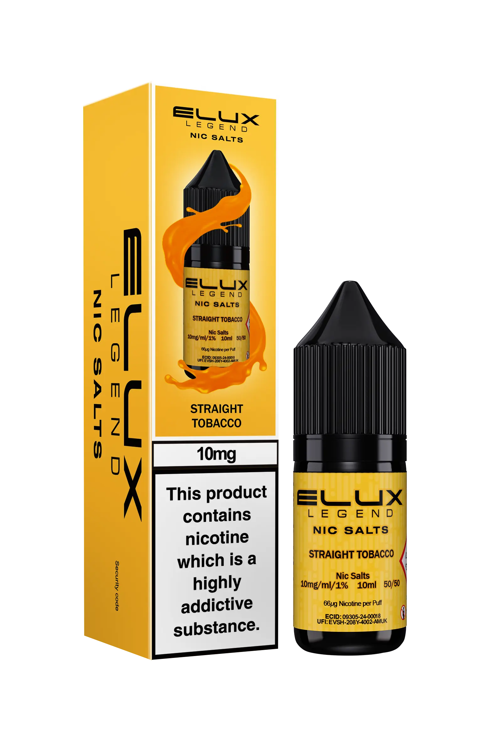 Straight Tobacco Nic Salt - Elux Legend Elux Legend
