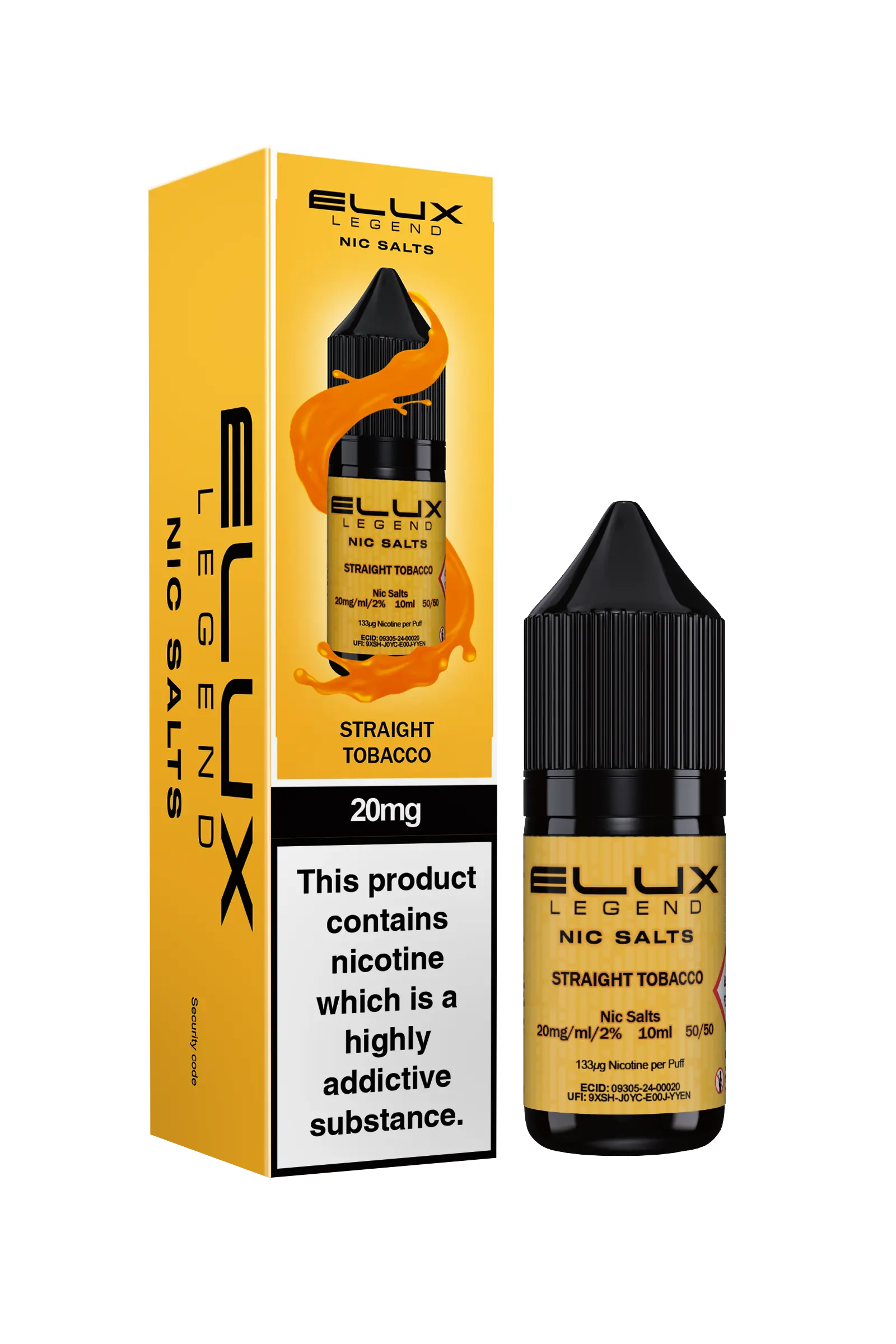 Straight Tobacco Nic Salt - Elux Legend Elux Legend
