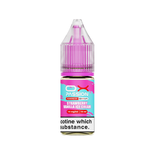 OXVA’s OX Passion Strawberry Vanilla Ice Cream Nic-Salt Oxva